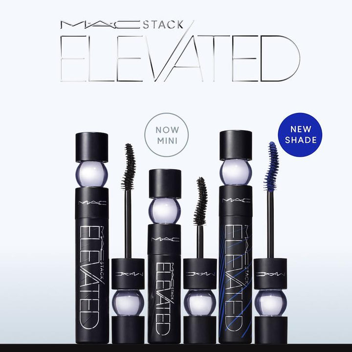 MAC Stack Elevated Mascara Volumizing Lash Lift Blue