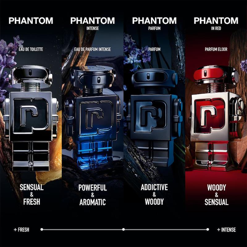 Rabanne Phantom In Red Eau de Parfum Men's Fragrance
