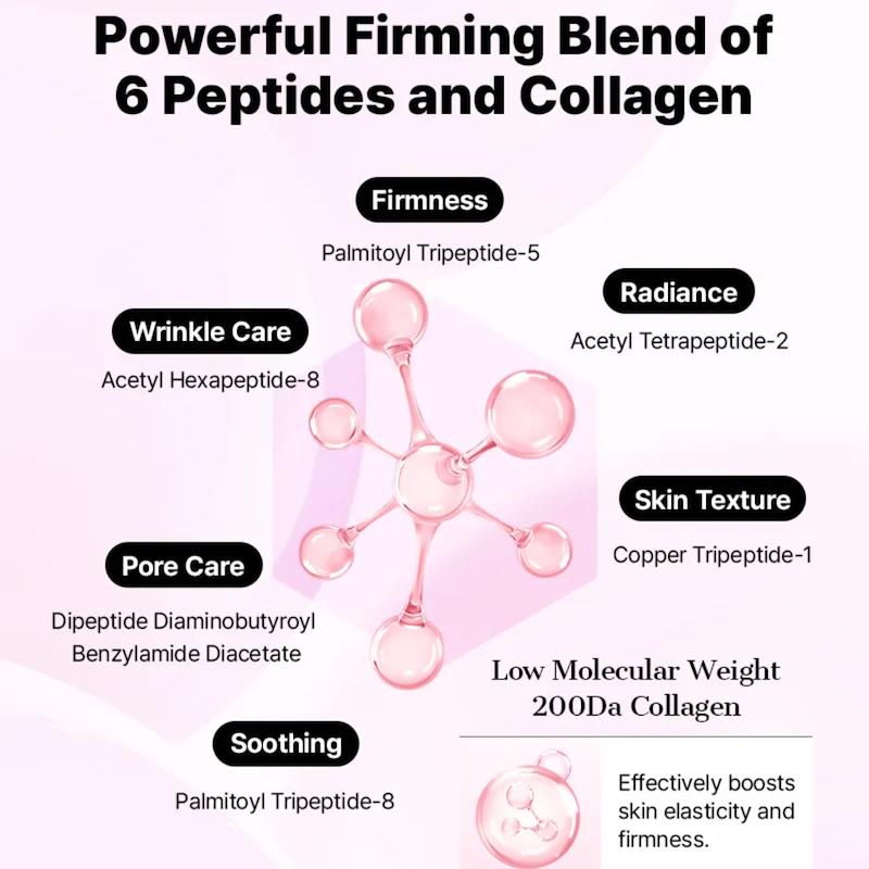 COSRX The Peptide Collagen Lifting Glow Hydrogel Mask 3 Pack