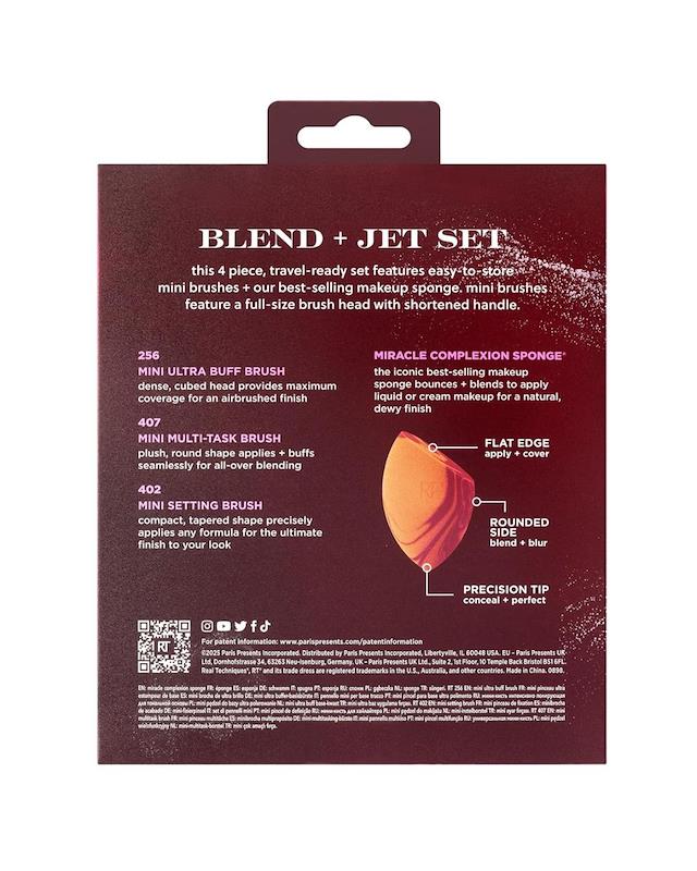 Real Techniques Blend + Jet Set Makeup Brush Gift Set