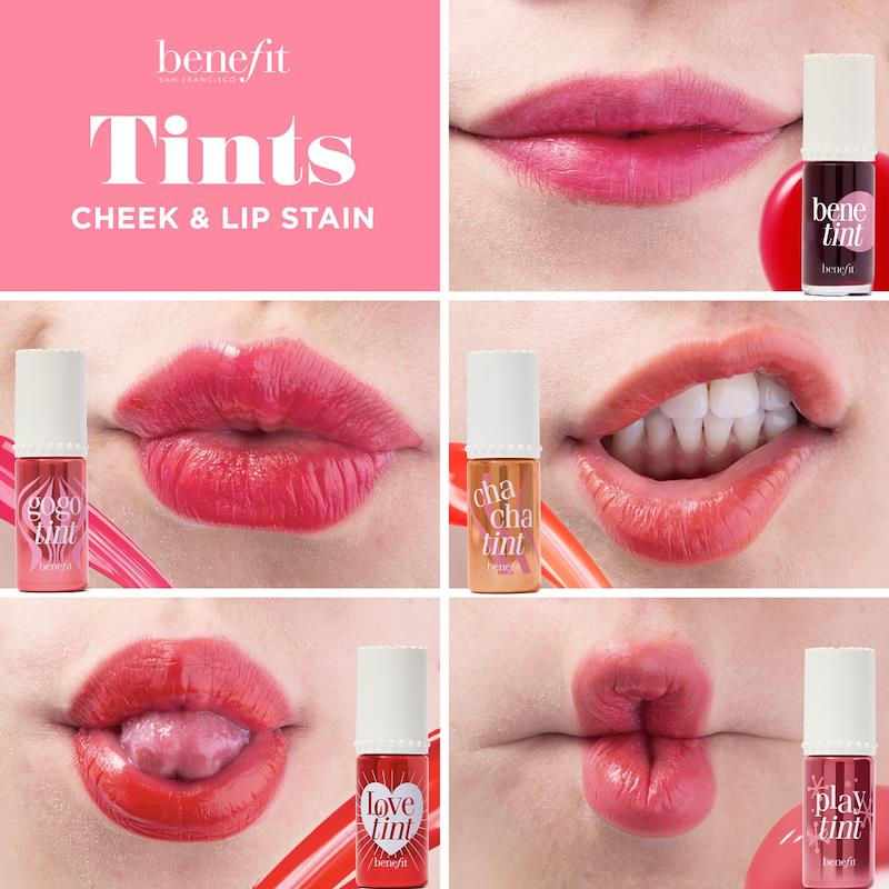 Benefit Lovetint Cheek & Lip Stain Fiery-Red Long-Lasting Tint