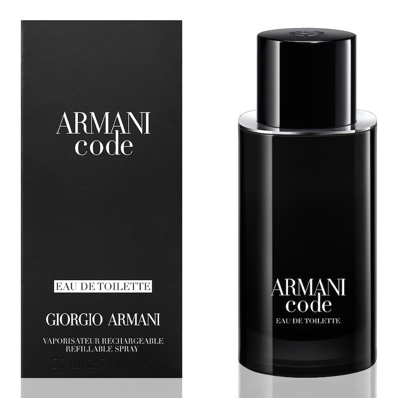 Armani Code Eau de Toilette Refillable Men's Fragrance