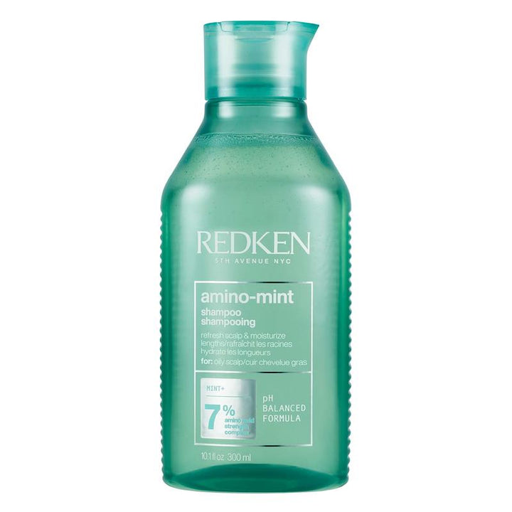 Redken Amino Mint Scalp Shampoo 300ml Oily Hair Cleanser