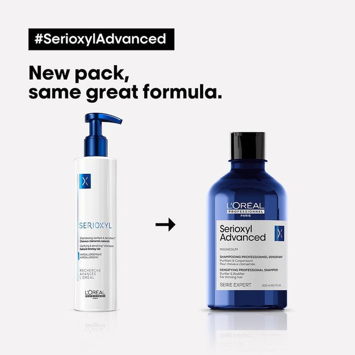 L'Oréal Professionnel Paris Serioxyl Advanced Purifier & Bodifier Shampoo 300ml