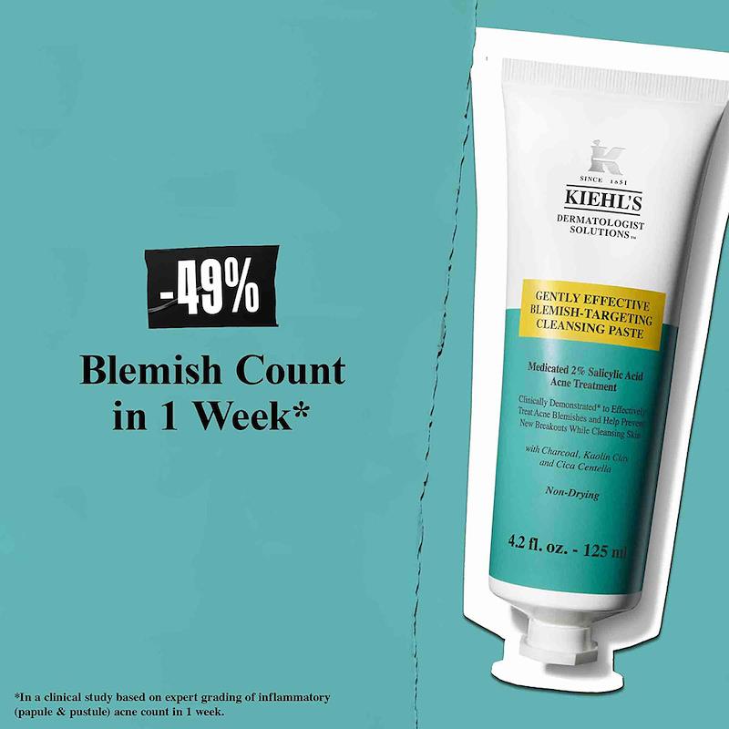 Kiehl's Acne Cleanser 125ml 3-in-1 Blemish Treatment