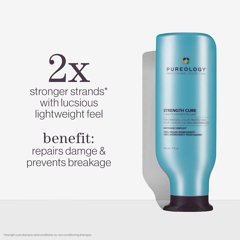 Pureology Strength Cure Conditioner for Damaged Color-Treated Hair 266ml