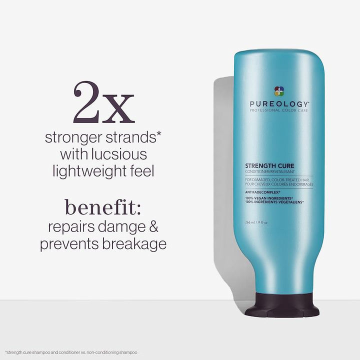 Pureology Strength Cure Conditioner for Damaged Color-Treated Hair 266ml