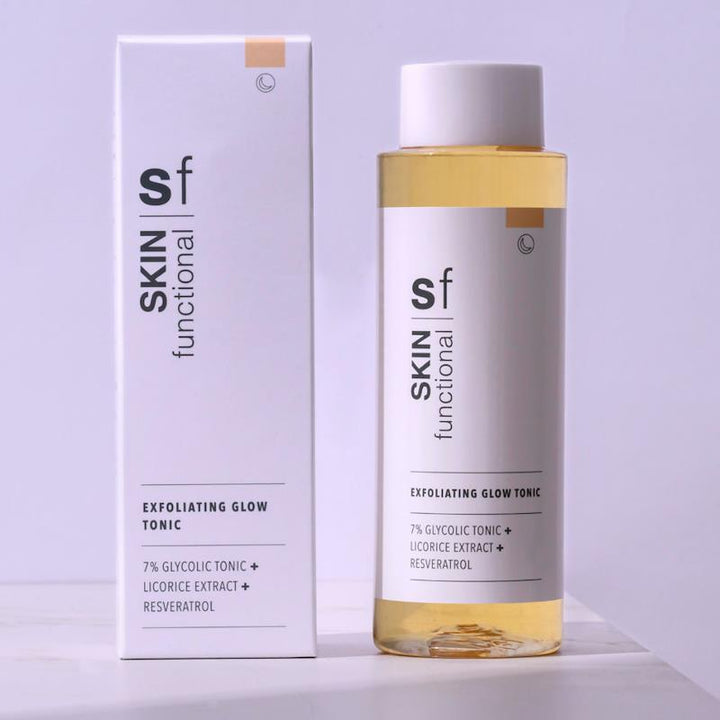 SKIN Functional 7% Glycolic Tonic Exfoliating Glow Toner 200ml