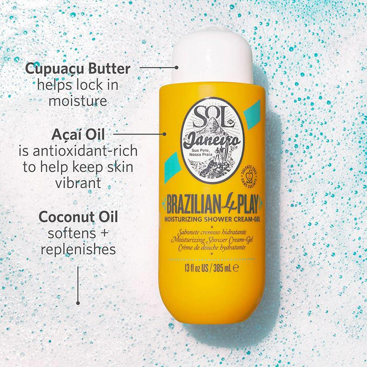 Sol de Janeiro Brazilian Play Body Wash Moisturizing Shower Gel