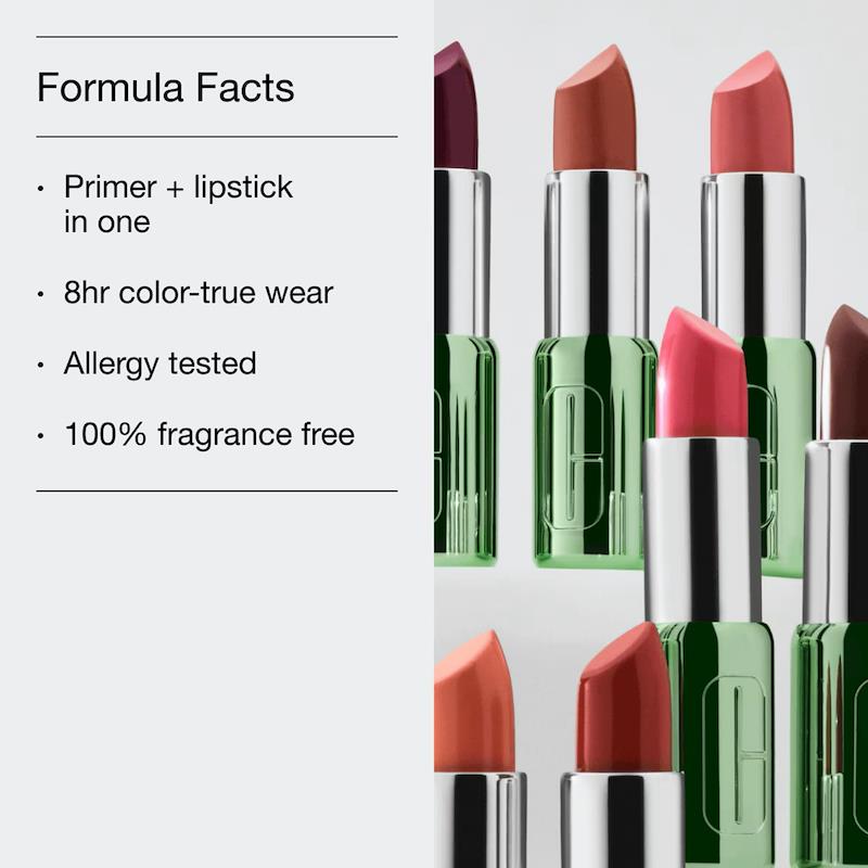 Clinique Pop Lipstick Satin Full-Coverage Long-Lasting Rich Pigment