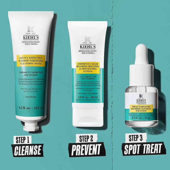 Kiehl's Acne Cleanser 125ml 3-in-1 Blemish Treatment