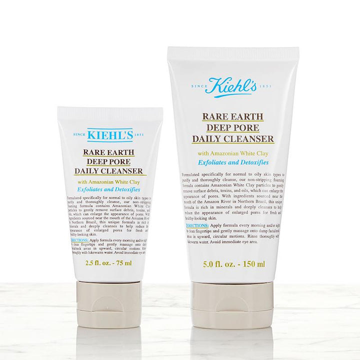 Kiehl's Rare Earth Deep Pore Cleanser 150ml Daily Face Wash