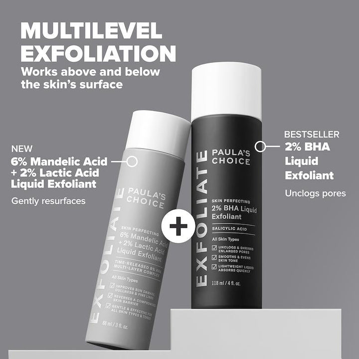 Paula's Choice Skin Perfecting 6% Mandelic 2% Lactic Liquid Exfoliant