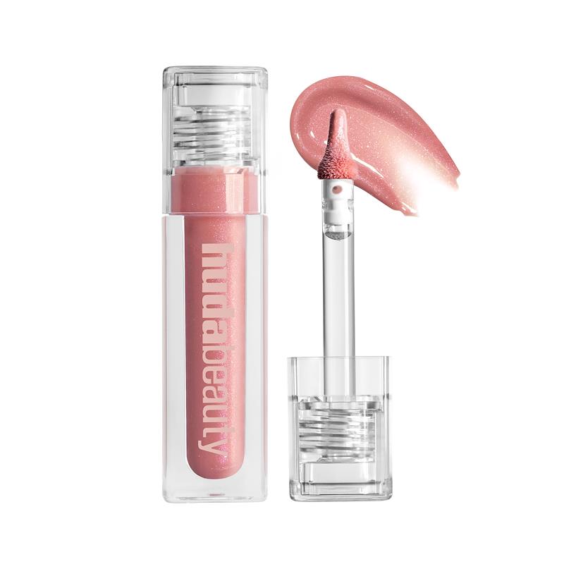 Huda Beauty Icy Nude Faux Filler Gloss High-Shine Lip Gloss