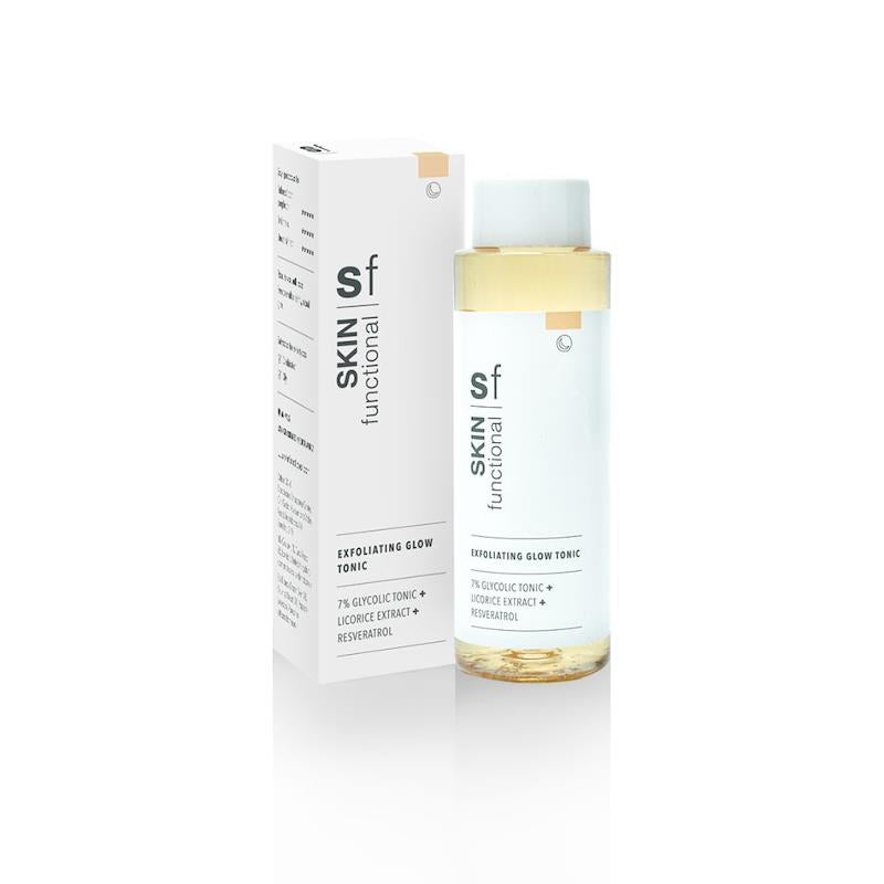 SKIN Functional 7% Glycolic Tonic Exfoliating Glow Toner 200ml