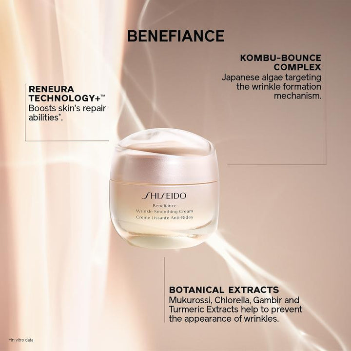 Shiseido Benefiance Wrinkle Smoothing Cream Anti-Aging Moisturizer