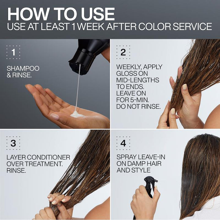 Redken Acidic Color Gloss Heat Protectant Leave-In Treatment 190ml