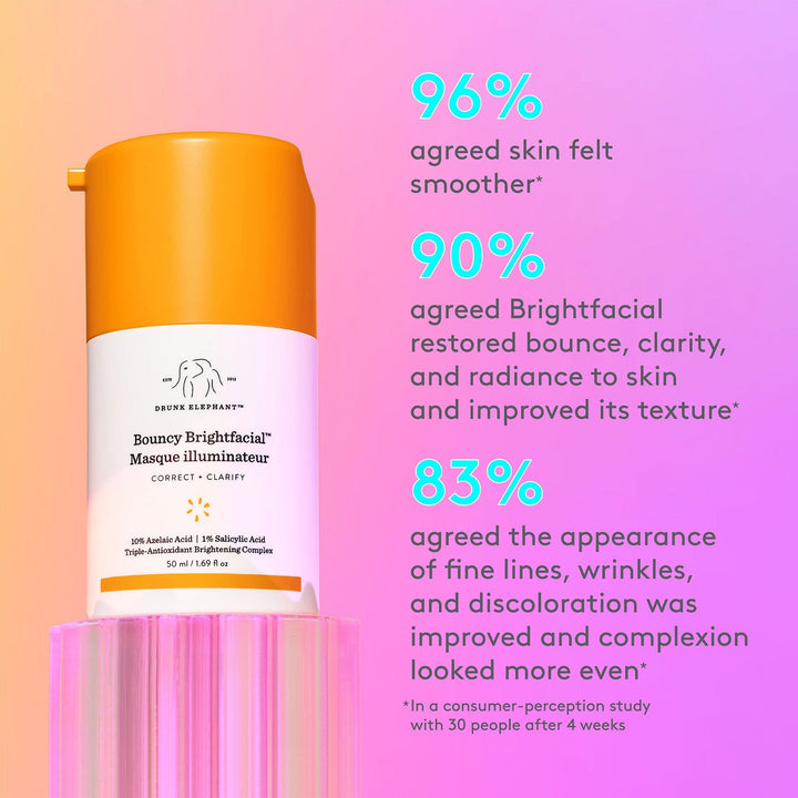 Drunk Elephant Bouncy Brightfacial Leave-on Mask 50ml