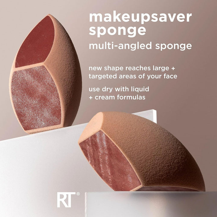 Real Techniques Makeup Saver Sponge Multi-Angled Foundation Blending Tool