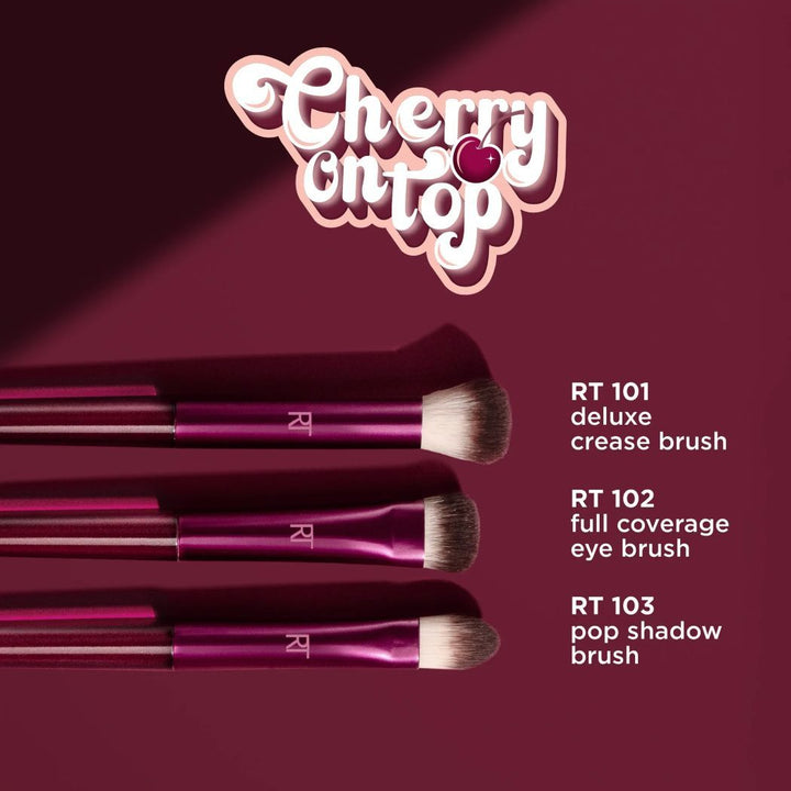 Real Techniques Cherry On Top Mesmereyes Eye Brush Trio Set