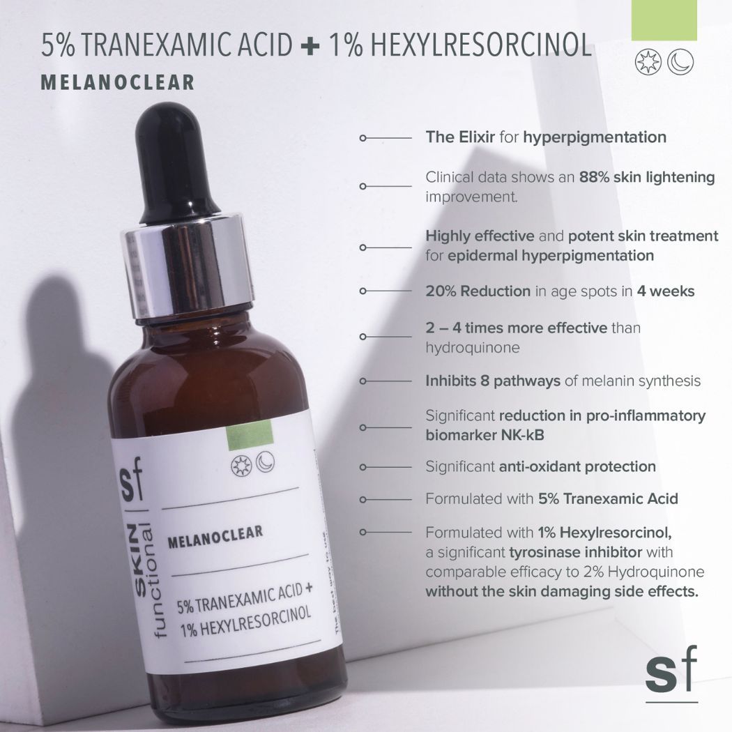 SKIN Functional 5% Tranexamic Acid + 1% Hexylresorcinol Melanoclear