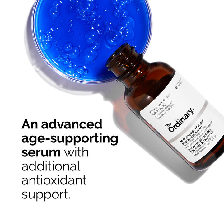 The Ordinary Multi-Peptide + Copper Peptides 1% Face Serum Formula