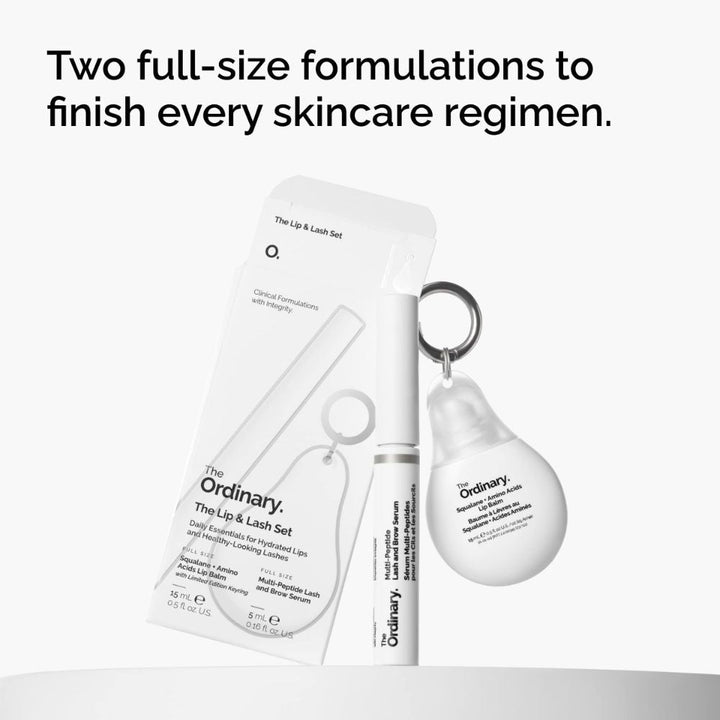 The Ordinary The Lip & Lash Set Skincare Gift Set